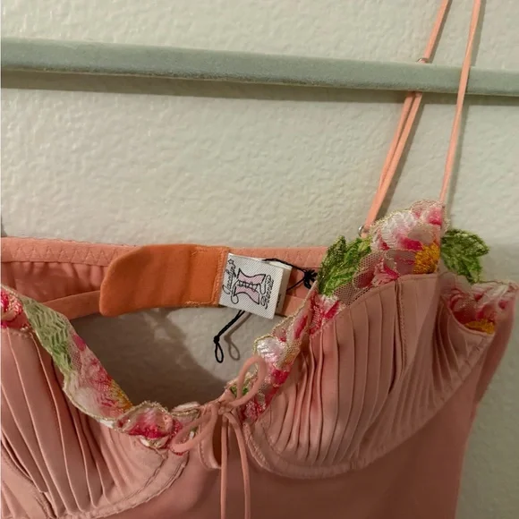 RARE! For Love And Lemons Lola Sample Floral Midi Dress - Picture 5 of 10